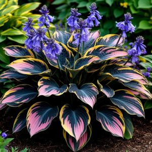 Хоста Пайн Эхо купить по цене от 699р. в интернет-магазине «Посадика» с доставкой почтой в в Лесосибирске и по всей России – [изображение №1].